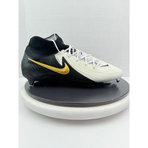 Nike Phantom Luna 2 Pro FG Mens 11.5 Soccer Cleats Metallic Gold Coin FJ2575-100 main image 5